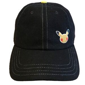 Pokémon 25 Year Celebration Dad Baseball Cap Pokémon Center Original Black